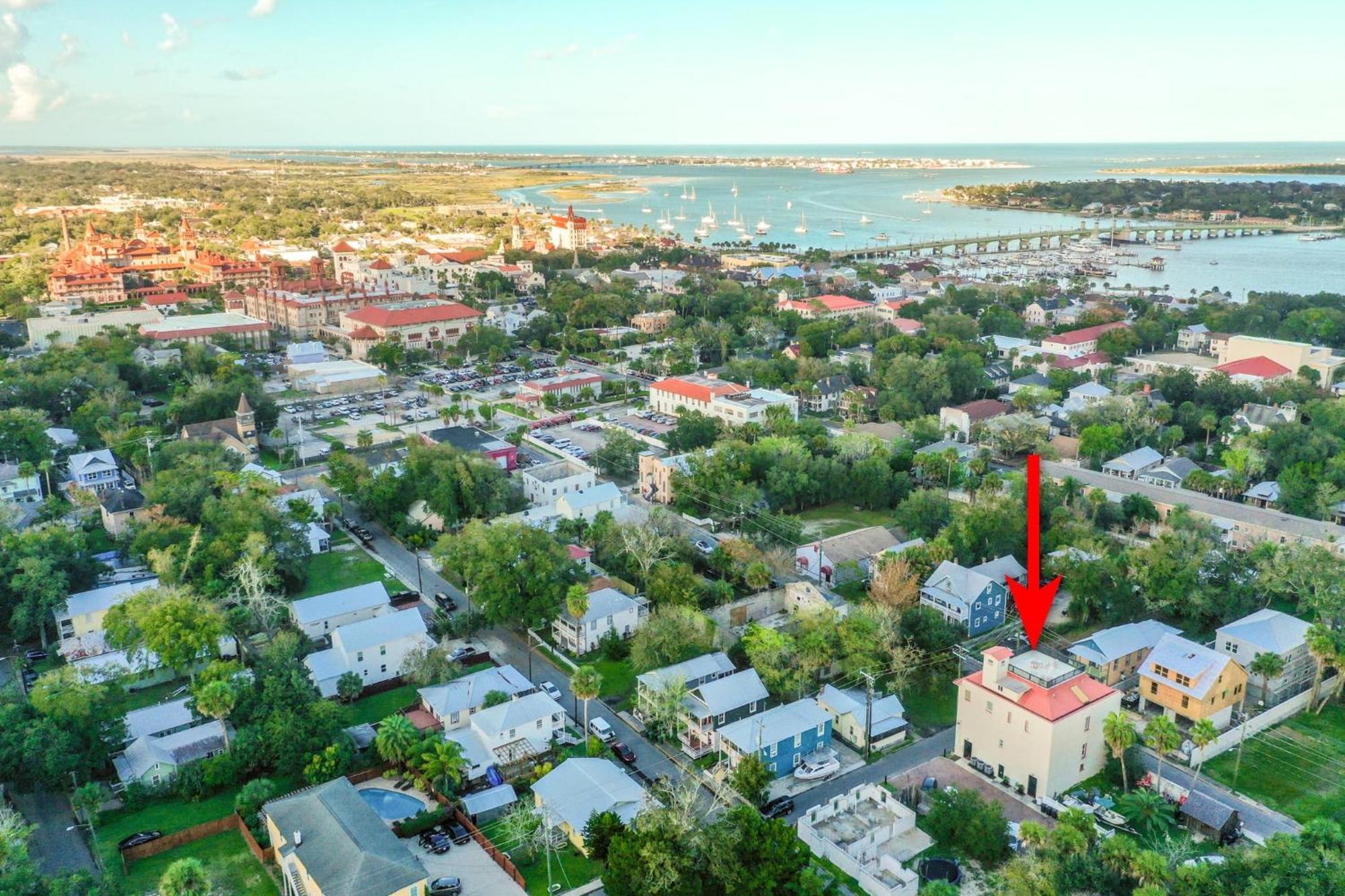 The Ray - Penthouse Suite - 360° Rooftop View St. Augustine Exterior photo